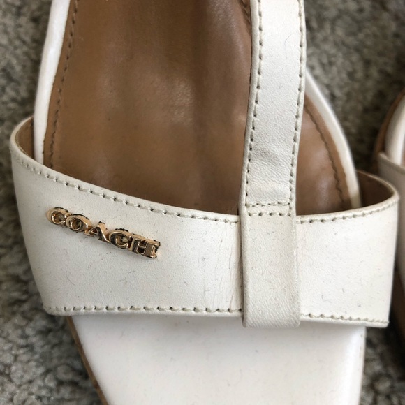 Coach White Heels - Picture 6 of 6